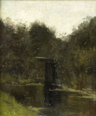 Rincón de un estanque cerca de Breukelen de Richard Nicolaüs Roland Holst