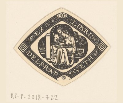 Ex libris de Delprat-Veth de Richard Nicolaüs Roland Holst