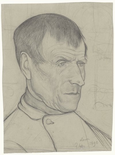 Cabeza de un hombre de Laren de Richard Nicolaüs Roland Holst