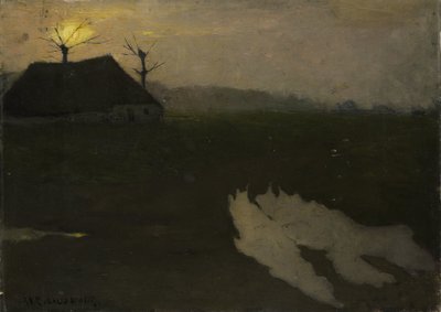 Paisaje a la luz de la luna de Richard Nicolaüs Roland Holst