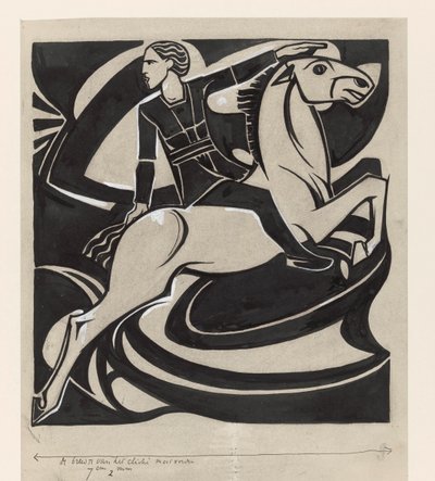 Hombre a caballo de Richard Nicolaüs Roland Holst