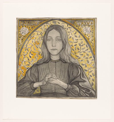 Retrato de Harpje, 15 años de Richard Nicolaüs Roland Holst