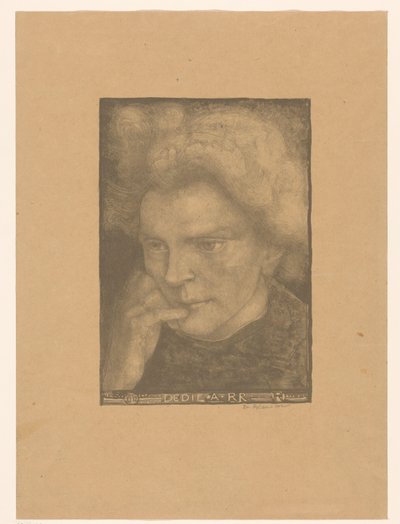 Retrato de una mujer desconocida
Dedie A RR (título en el objeto) de Richard Nicolaüs Roland Holst