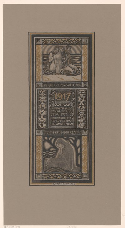 Calendario benéfico para 1917
