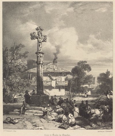 Croix de Moulin-les-Planches de Richard Parkes Bonington
