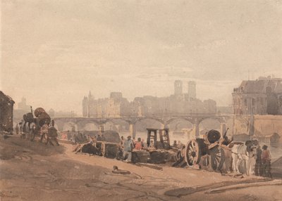 Ile de la Cité de Richard Parkes Bonington
