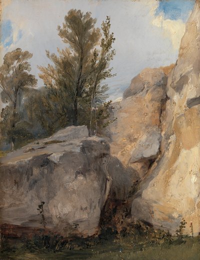 En el bosque de Fontainebleau de Richard Parkes Bonington