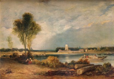 Paisaje en Normandía de Richard Parkes Bonington