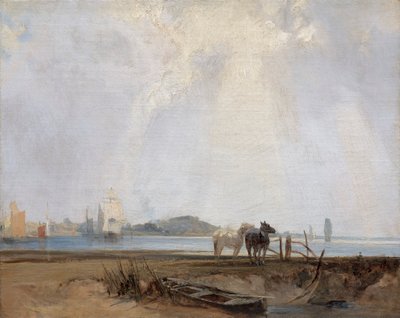 Cerca de Quillebeuf de Richard Parkes Bonington