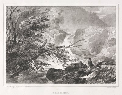 Vistas pintorescas de Escocia: Brackline de Richard Parkes Bonington