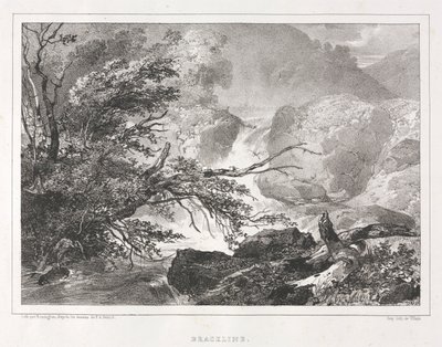 Vistas pintorescas de Escocia: Brackline, 1826 de Richard Parkes Bonington