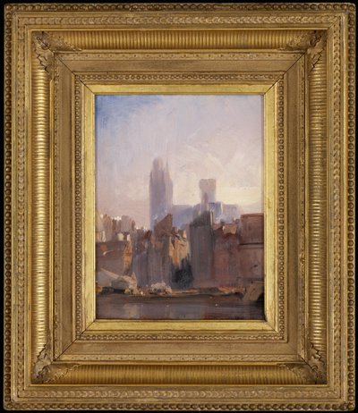 Catedral de Ruan, amanecer de Richard Parkes Bonington