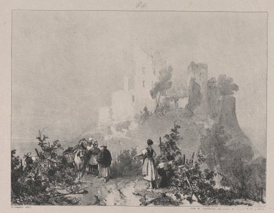 Ruinas del castillo de Arlay de Richard Parkes Bonington