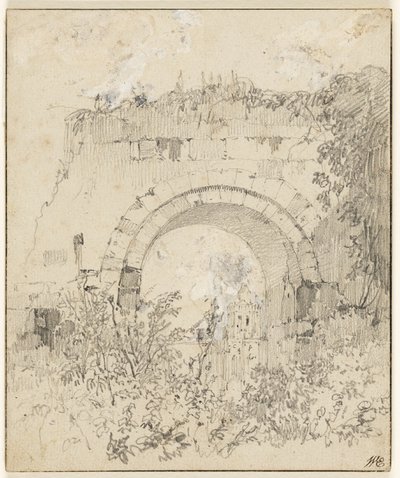 Ruinas del arco de Richard Parkes Bonington