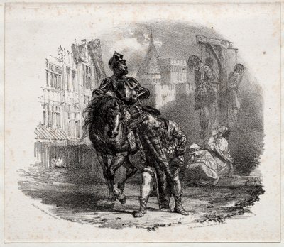 La Fuga del Castillo de Argyle, 1826 de Richard Parkes Bonington