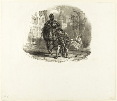 El ahorcado de Richard Parkes Bonington