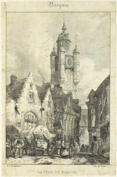El mercado de la torre de Richard Parkes Bonington