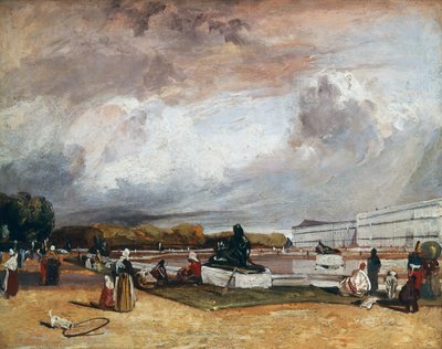 Los parterres de agua en Versalles de Richard Parkes Bonington