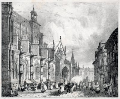 Viajes pintorescos y románticos en la antigua Francia, Normandía..., 1824 de Richard Parkes Bonington