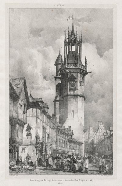 Viajes pintorescos y románticos en la antigua Francia, Normandía de Richard Parkes Bonington