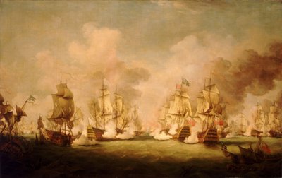 La batalla de Barfleur de Richard Paton