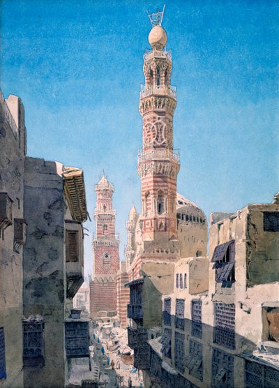 Souk al Nahhassin, El Cairo, 1866 de Richard Phene Spiers