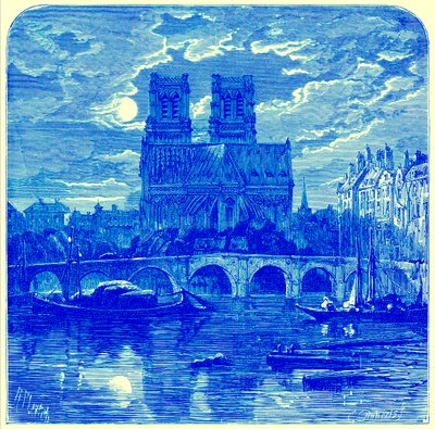 Catedral de Notre Dame, ilustración de 