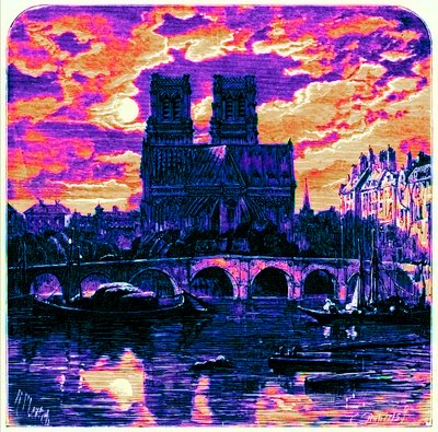 Catedral de Notre Dame, ilustración de 