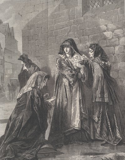 Huida de la Reina de Jacobo II, de Illustrated London News, 3 de agosto de 1872 de Richard Principal Leitch