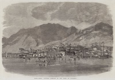 Hong Kong, parte central de la ciudad de Victoria de Richard Principal Leitch