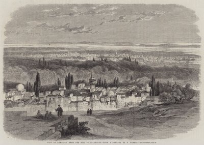 Vista de Damasco desde la colina de Salahiyeh de Richard Principal Leitch