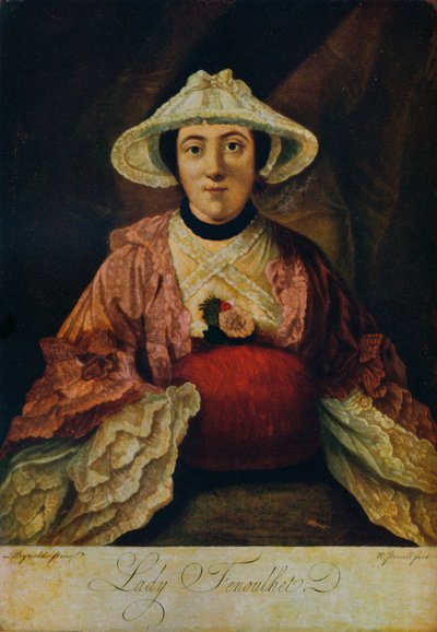 Anne de soltera Day, Lady Fenoulhet, c1760 de Richard Purcell
