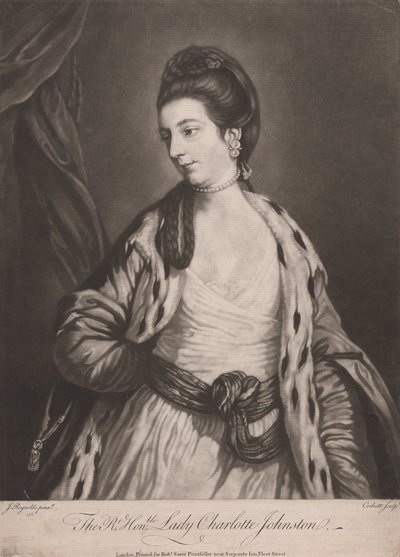 La Muy Honorable Lady Charlotte Johnston de Richard Purcell