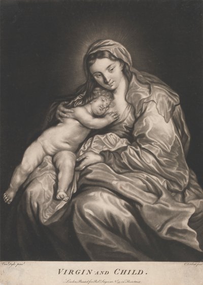Virgen con el Niño de Richard Purcell
