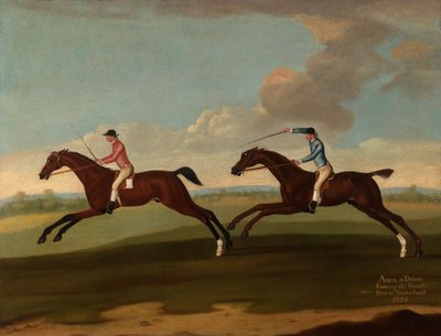 Aaron y Driver corriendo la segunda manga en Maidenhead, 1754 de Richard Roper