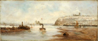Faro fuera de los muelles de Cardiff, 1861-1916 de Richard Short