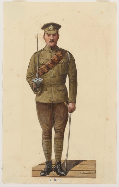 Un soldado de los 2º Dragones de la Guardia de Richard Simkin