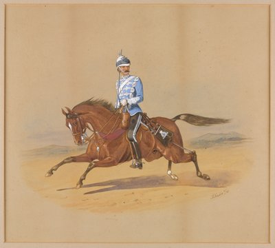 Coronel Gervase Francis Newport Tinley, 1º Lanceros de Bombay de Richard Simkin