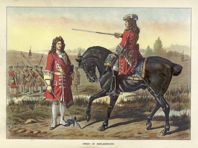 Épocas del ejército británico - Época de Marlborough de Richard Simkin