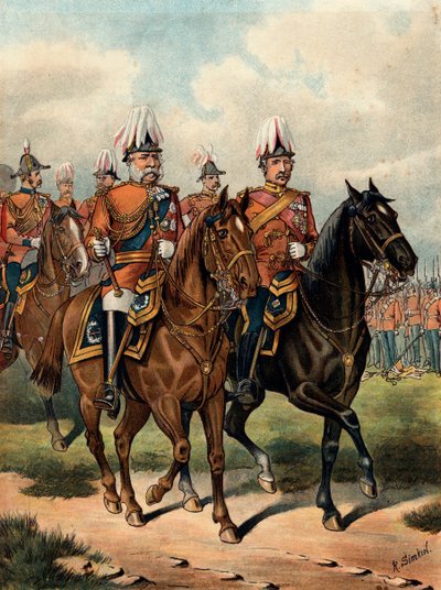George William Frederick Charles, 2º Duque de Cambridge, soldado británico, c1885 de Richard Simkin