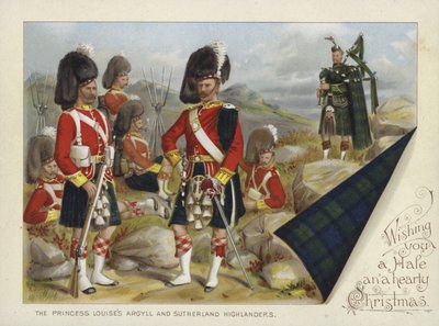 Los Argyll y Sutherland Highlanders de la Princesa Louise de Richard Simkin