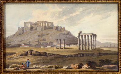 El Templo de Zeus Olímpico y la Acrópolis de Richard Temple