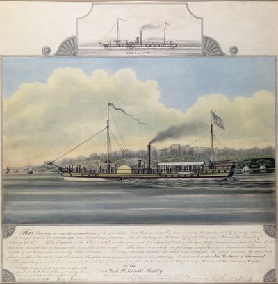 Barco de Vapor del Río Hudson 