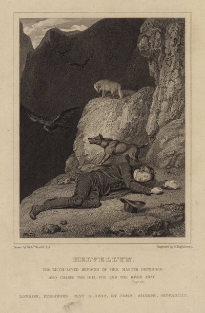 Charles Gough en Helvellyn de Richard Westall