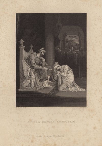 Ester ante Asuero de Richard Westall