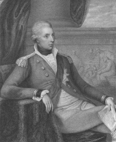 Frederick Howard, 5º Conde de Carlisle, grabado por Thomas Ryder, 1800 de Richard Westall