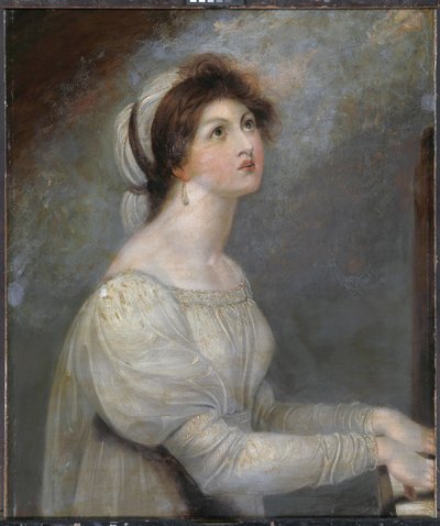 Lady Hamilton como Santa Cecilia de Richard Westall