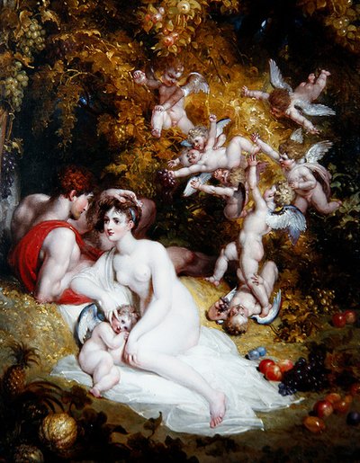 Vertumnus y Pomona, c.1807 de Richard Westall
