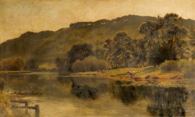 Paisaje fluvial de Richard William Halfnight