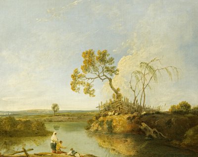 El remanso del Severn (óleo sobre lienzo) de Richard Wilson